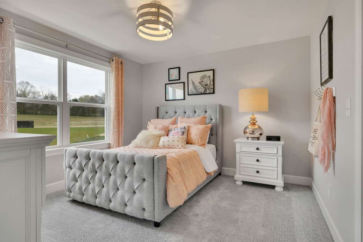 Stock Model Photo. Two of three extra Bedrooms upstairs! (Not including the Primary)