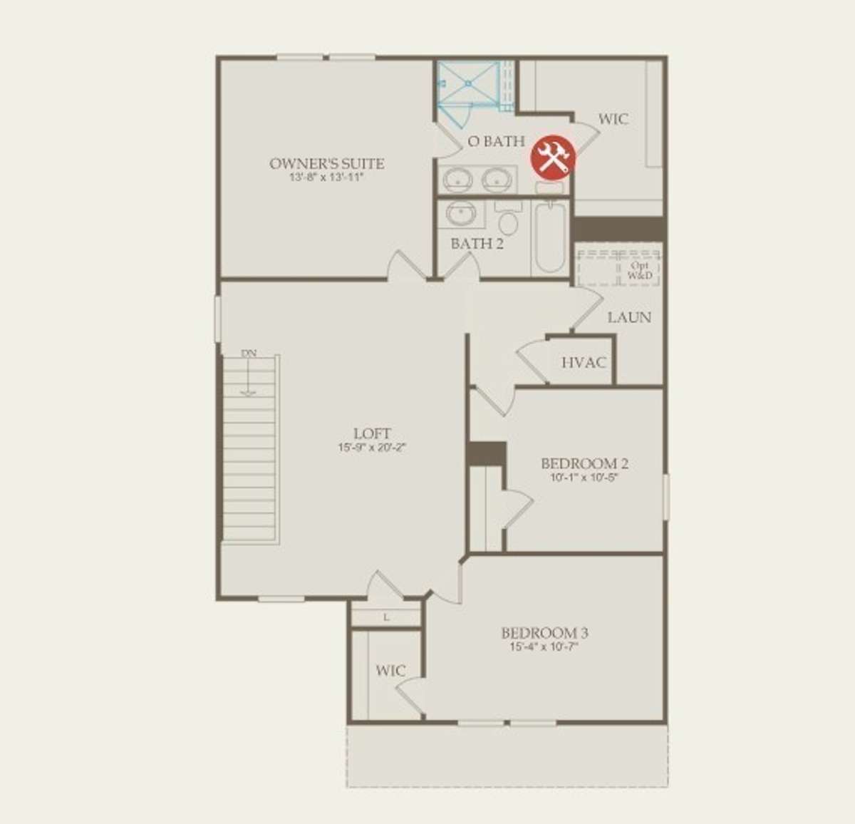 Second Floor Layout