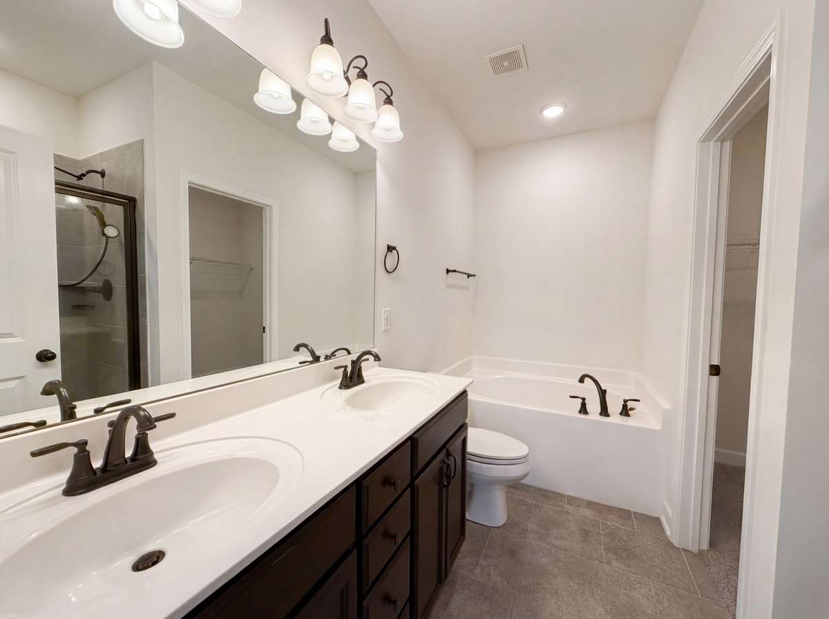 Owners Bathroom with Garden tub and shower