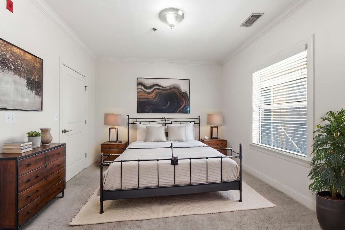 virtually staged 2nd bedroom