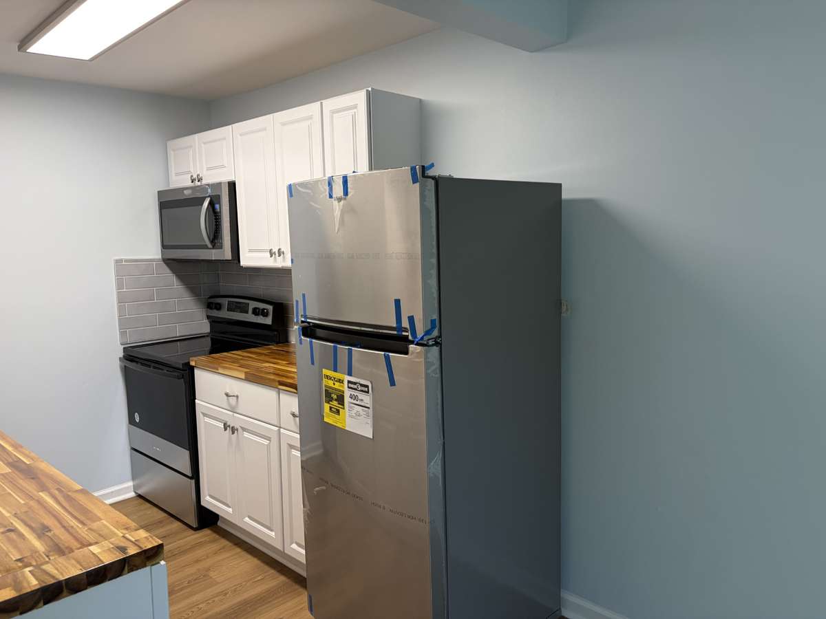 Kitchen with brand new appliances