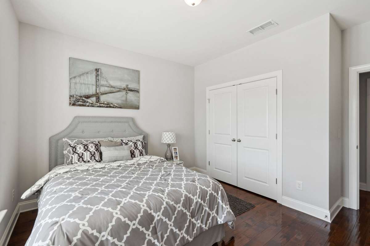 Bedroom #2 also has a large double door closet.