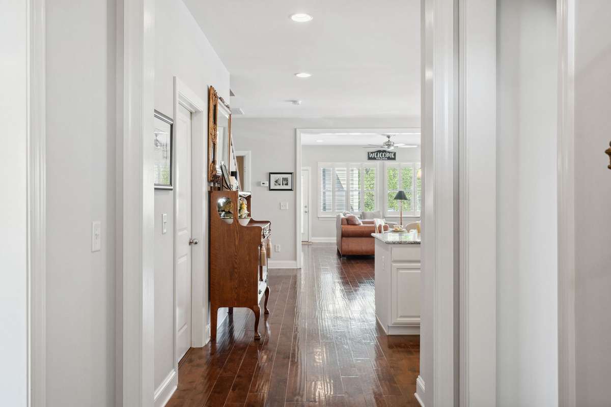 Step on in to this nearly 2400 sq ft home and be welcomed by the gorgeous hardwood floors.