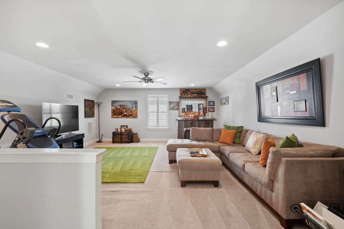 Upstairs you will find another fantastic layout and the first stop is this handy bonus room.