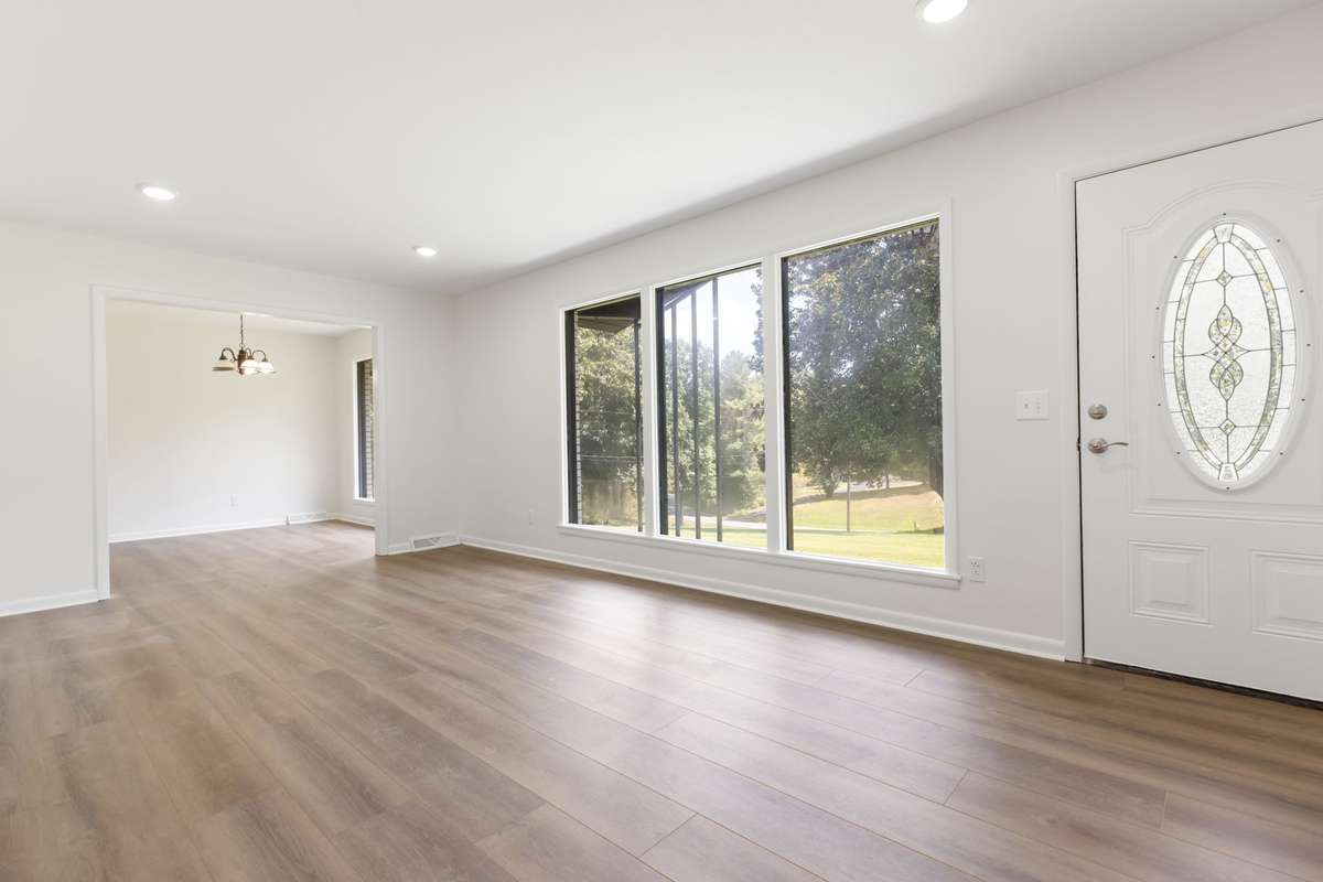 Lots of natural light