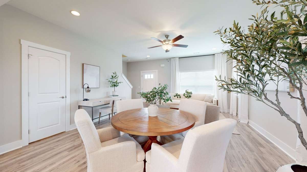 Photo is similar home in the same community - 2&3 bedroom options - MOVE IN READY - - upgrades available. Model home open Wed-Sat 10-5 & Sun 1-5. Dog Park and Playground as amenities.