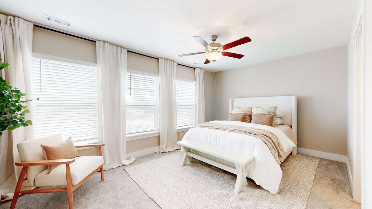 Photo is similar home in the same community - 2&3 bedroom options - MOVE IN READY - - upgrades available. Model home open Wed-Sat 10-5 & Sun 1-5. Dog Park and Playground as amenities.