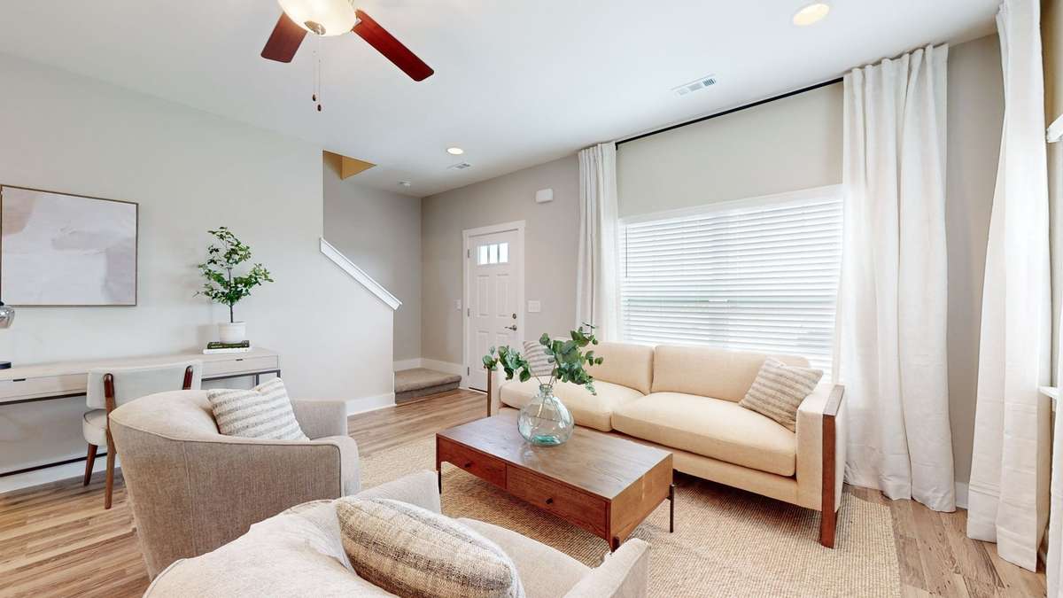 Photo is similar home in the same community - 2&3 bedroom options - MOVE IN READY - - upgrades available. Model home open Wed-Sat 10-5 & Sun 1-5. Dog Park and Playground as amenities.