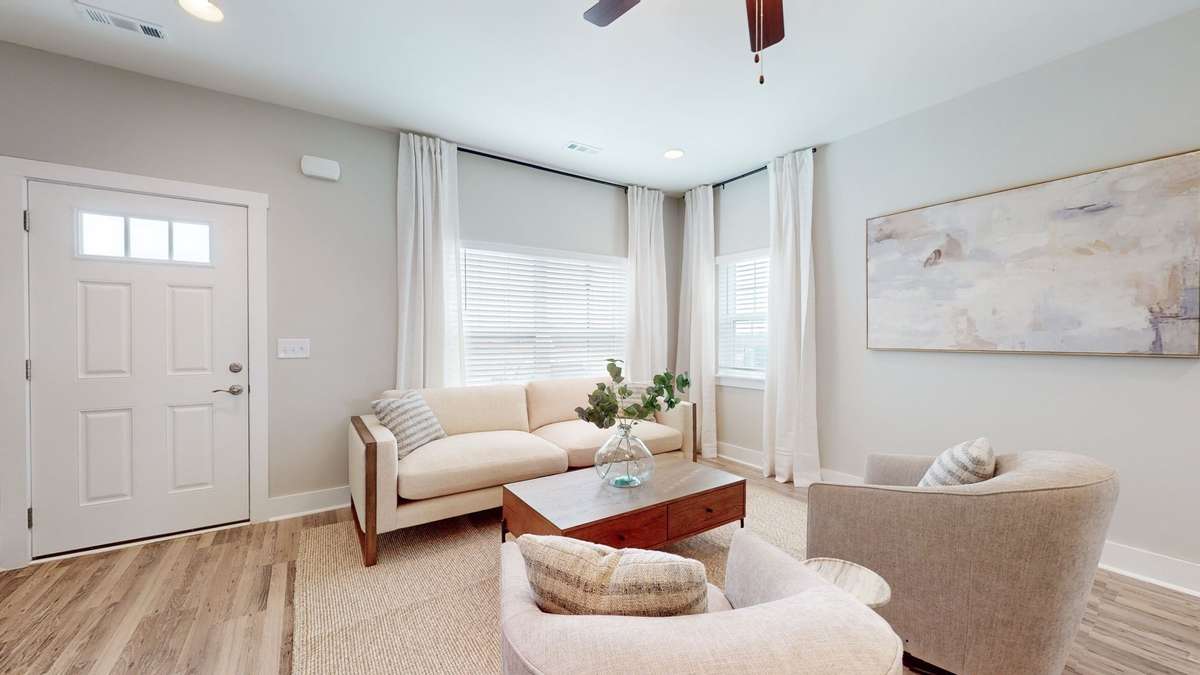 Photo is similar home in the same community - 2&3 bedroom options - MOVE IN READY - - upgrades available. Model home open Wed-Sat 10-5 & Sun 1-5. Dog Park and Playground as amenities.