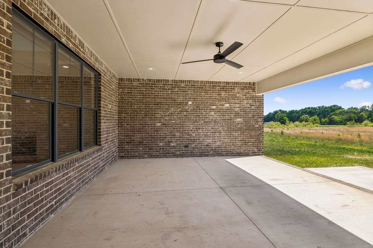 Private Covered Back Porch