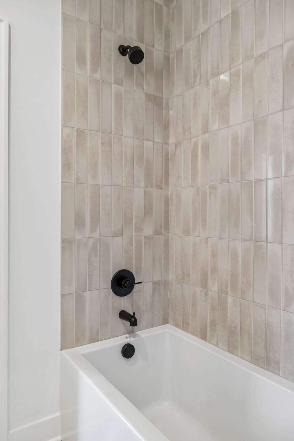 Full Tile Shower In The Middle Of The Jack and Jill