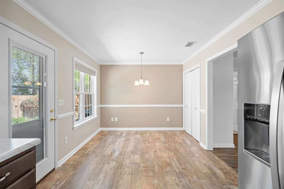 Direct access to the back patio!