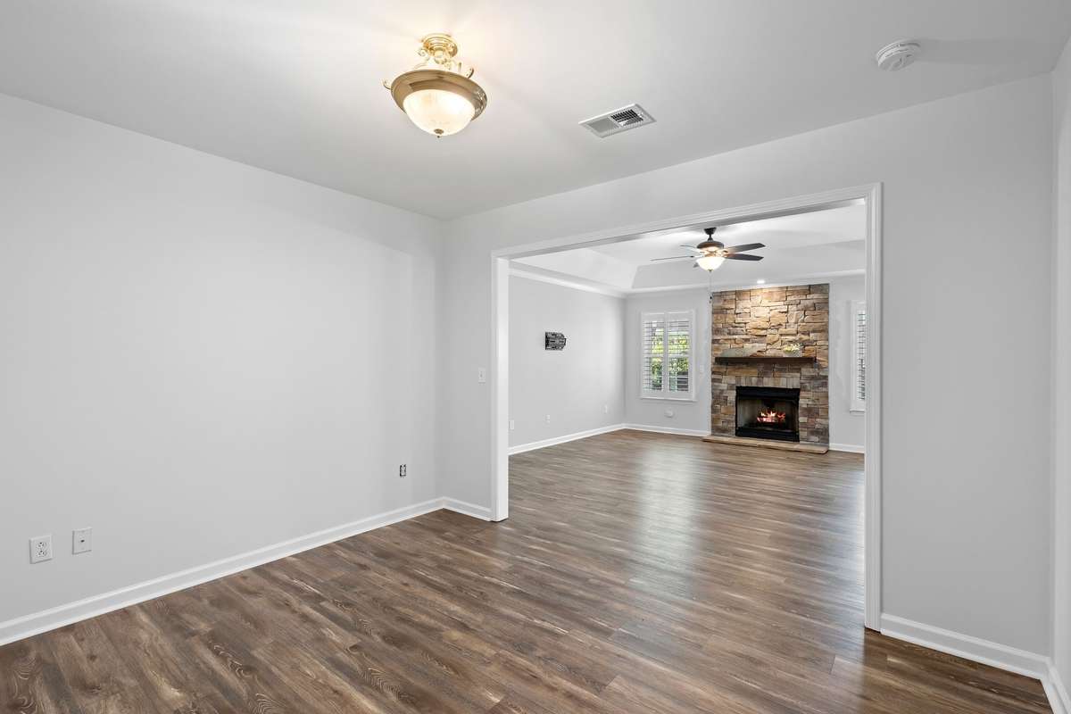Formal dining room located right off the living area!