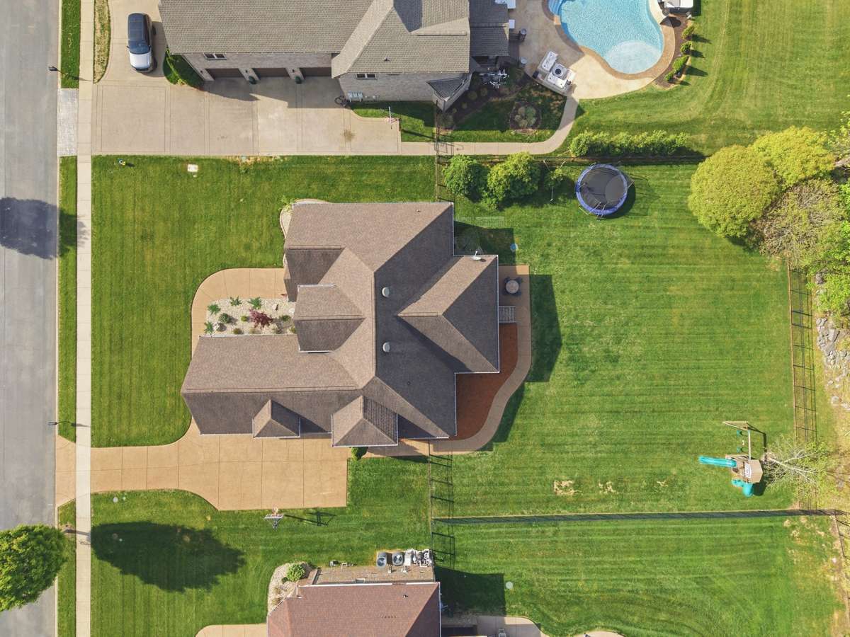 This lot is spectacular with wonderful views and a short walk to the lake.
