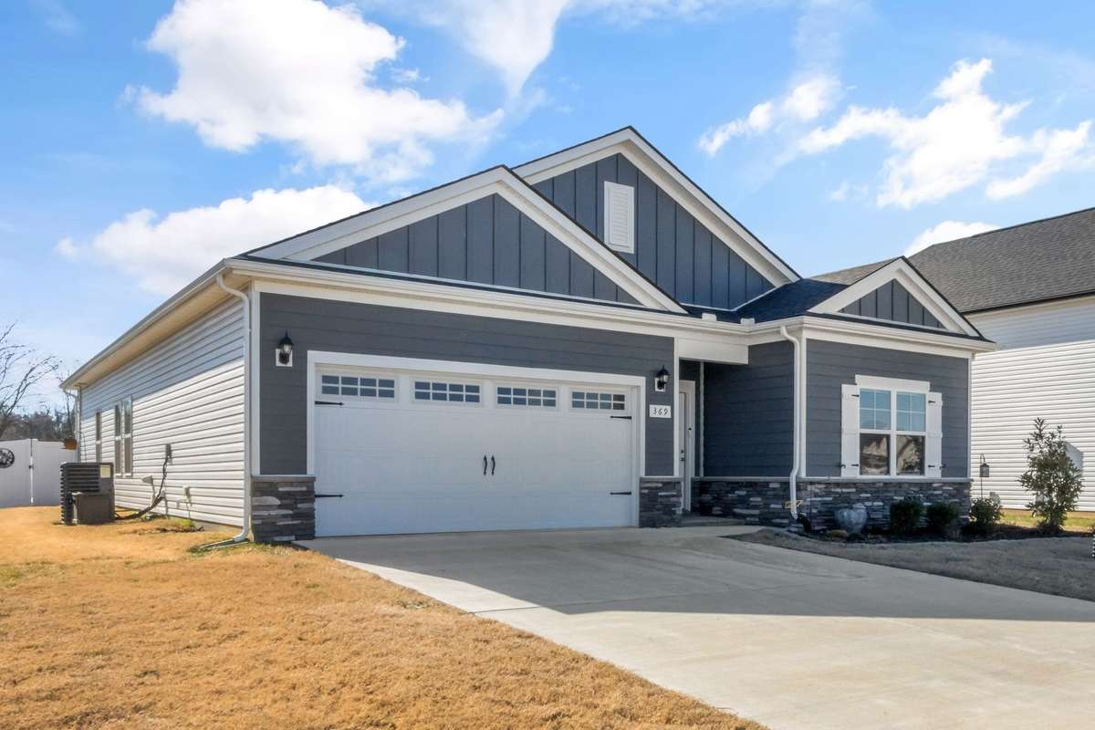 Two Car Garage with plenty of storage space!