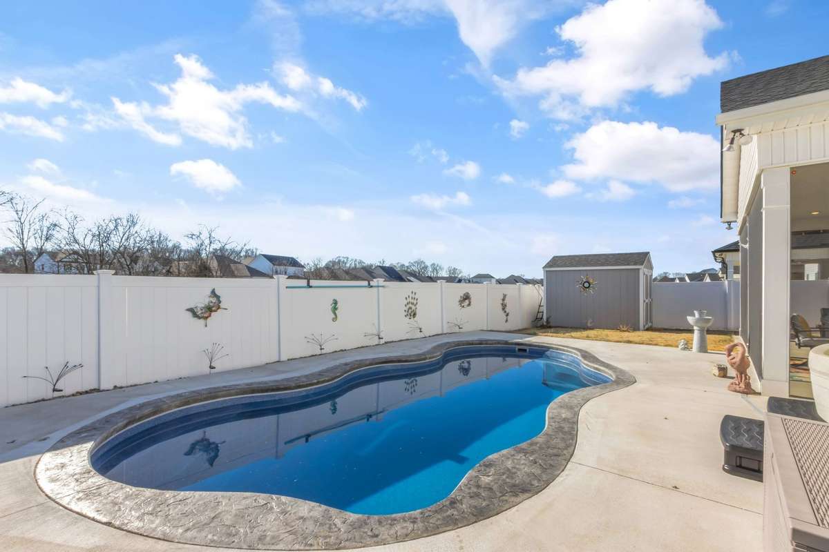 SALTWATER POOL and a Fenced in Back Yard for Privacy!