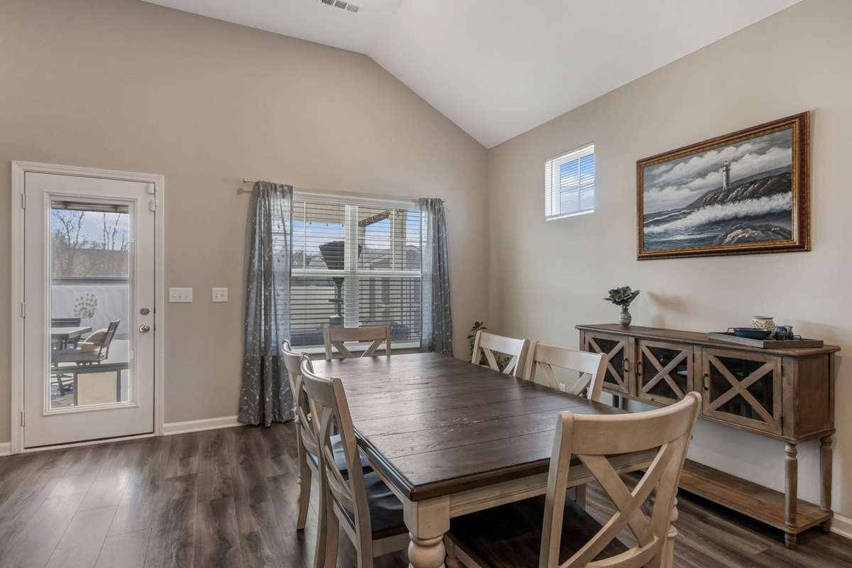 Vaulted Ceilings for an Open Feel!
