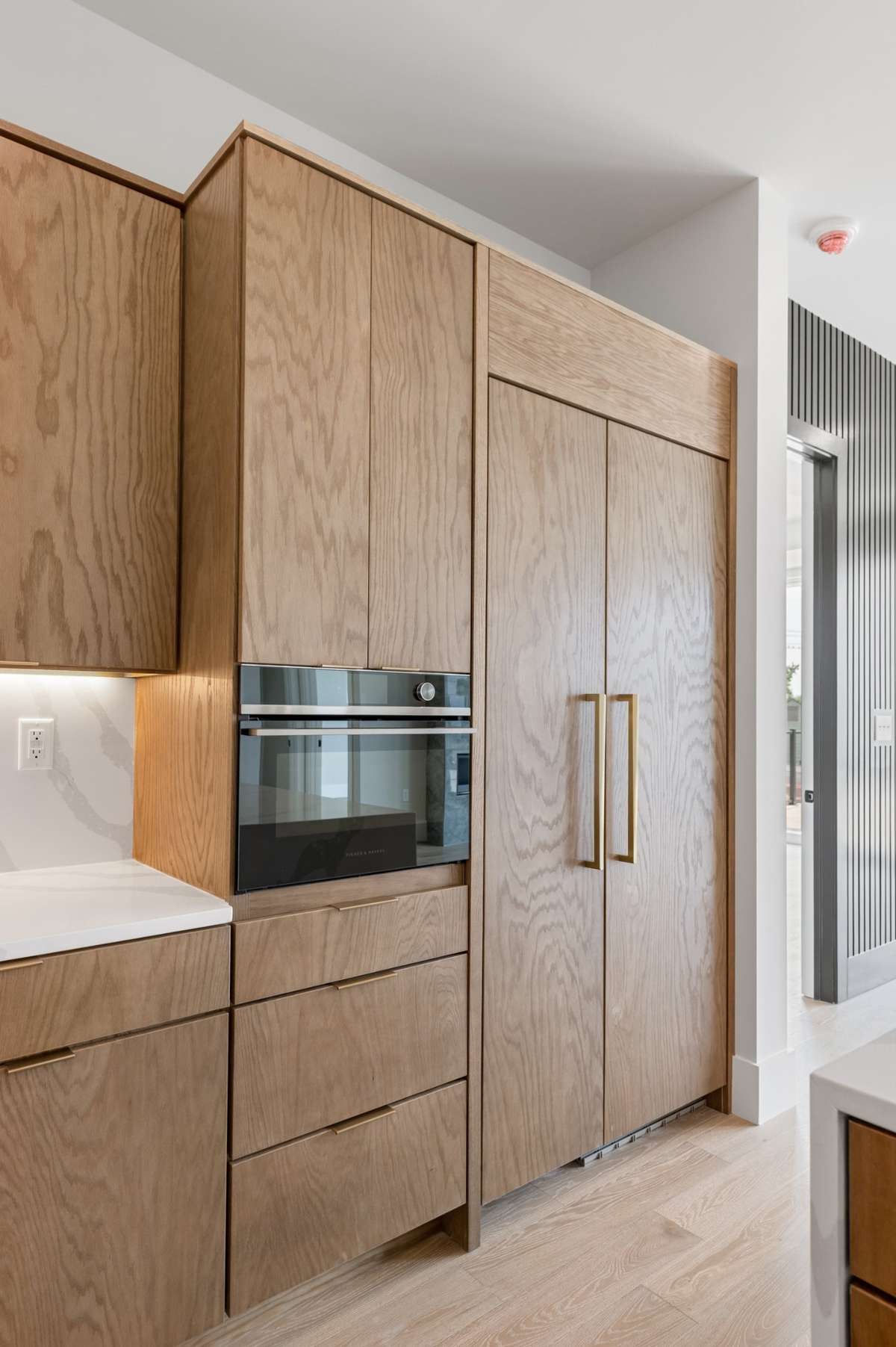 Photos are of a different unit with Finish Package A