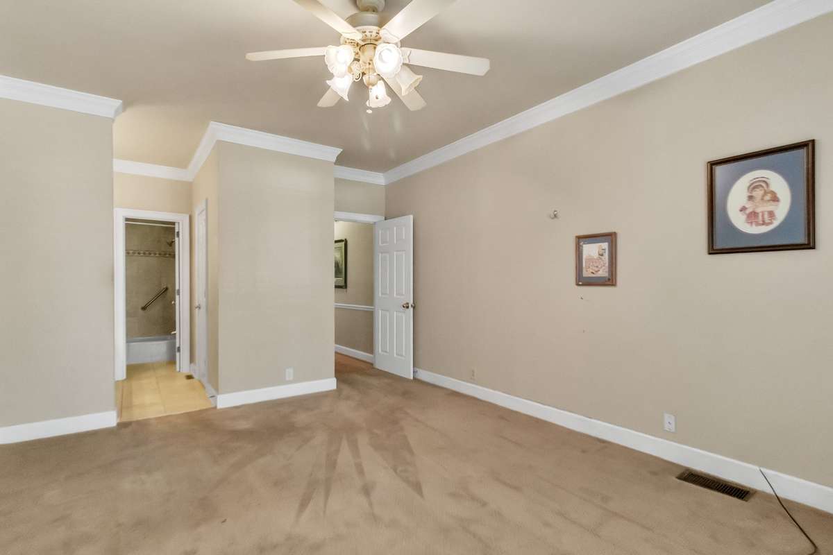 Crown Molding in the Primary