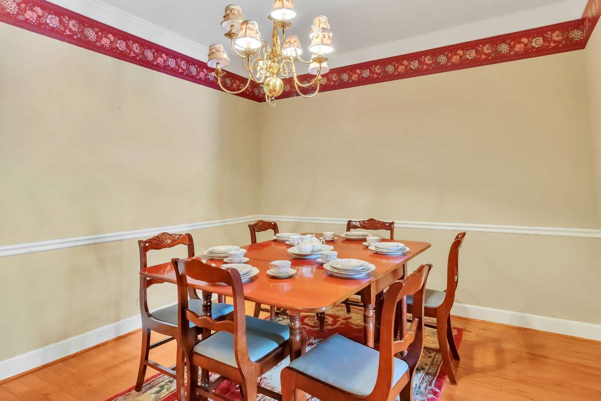 Large dining room space