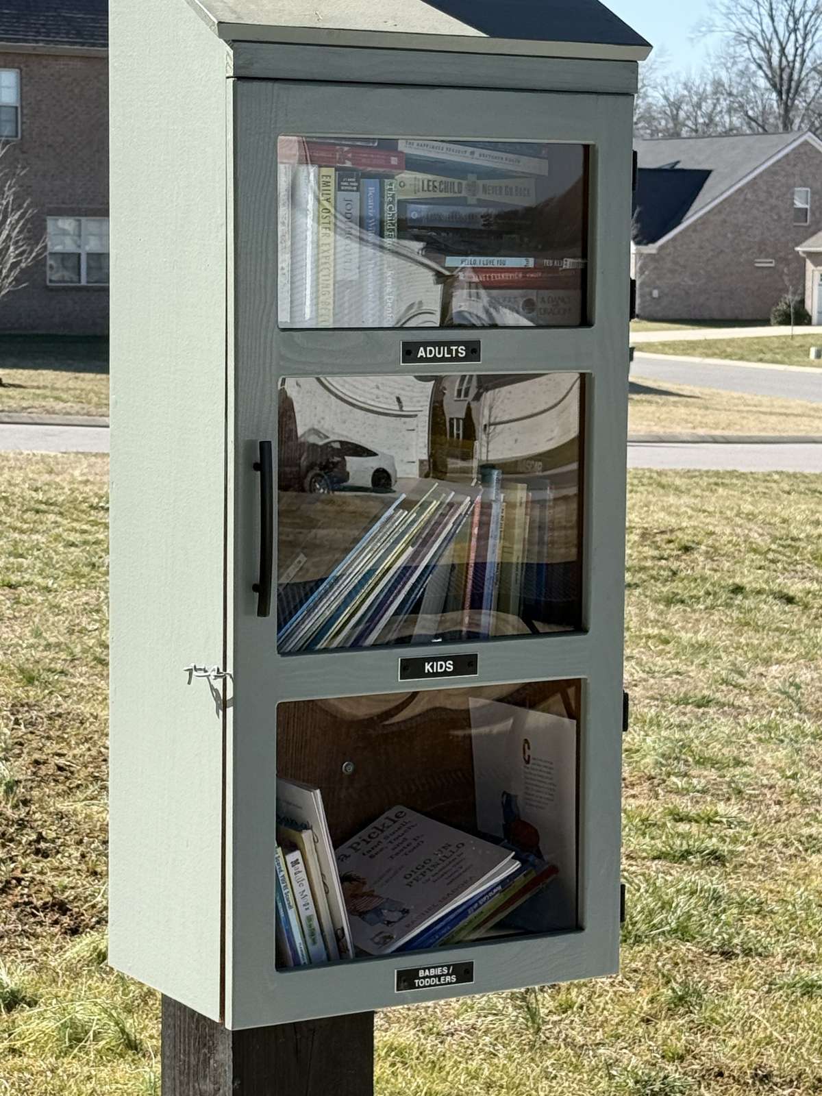 Our neighborhood book exchange