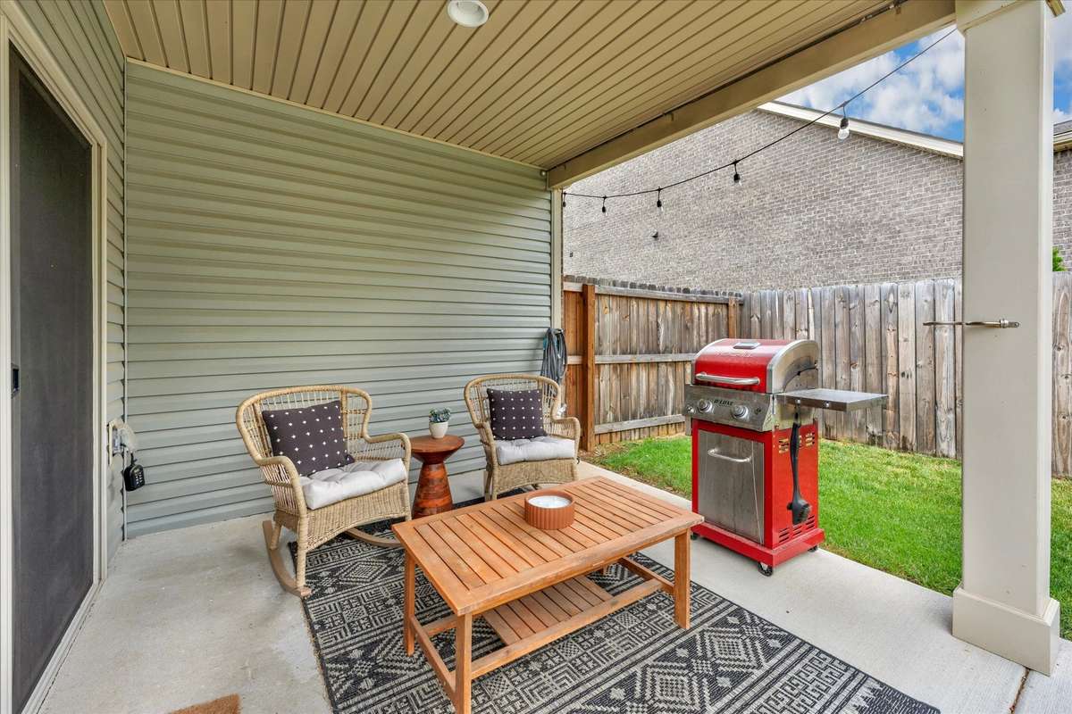 Great outdoor living space.