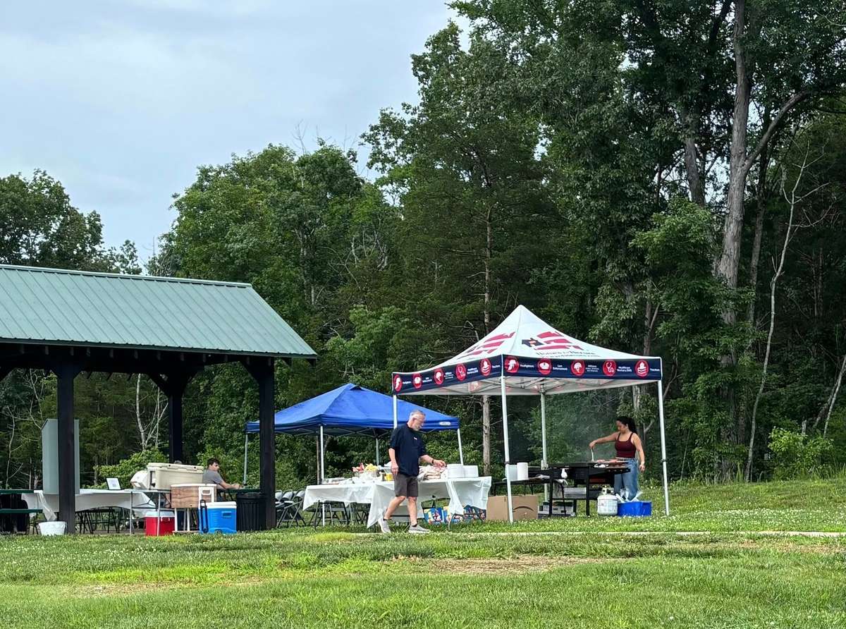 There is also a complimentary welcome to summer cookout sponsored by a homeowner.