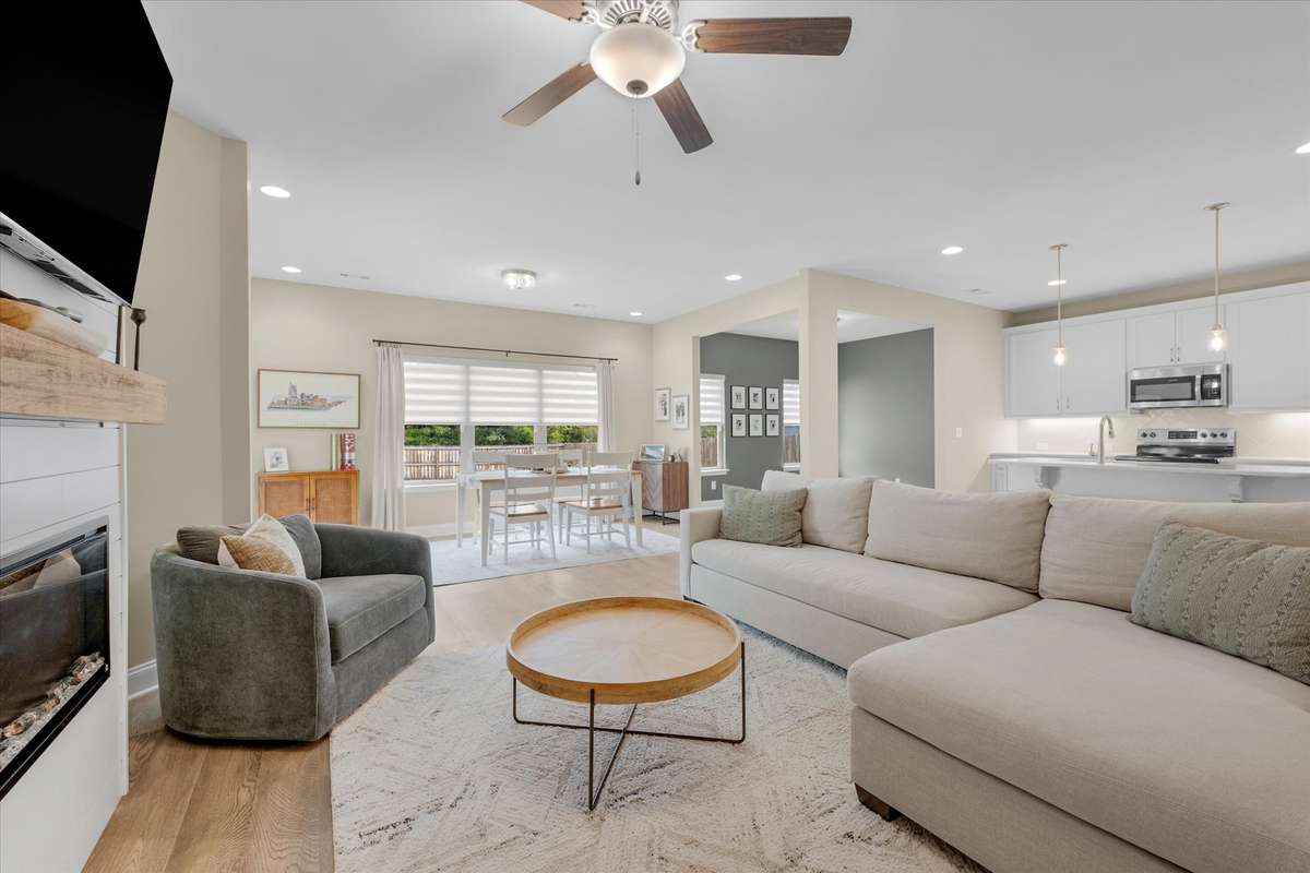 View of the back portion of the house from the family room