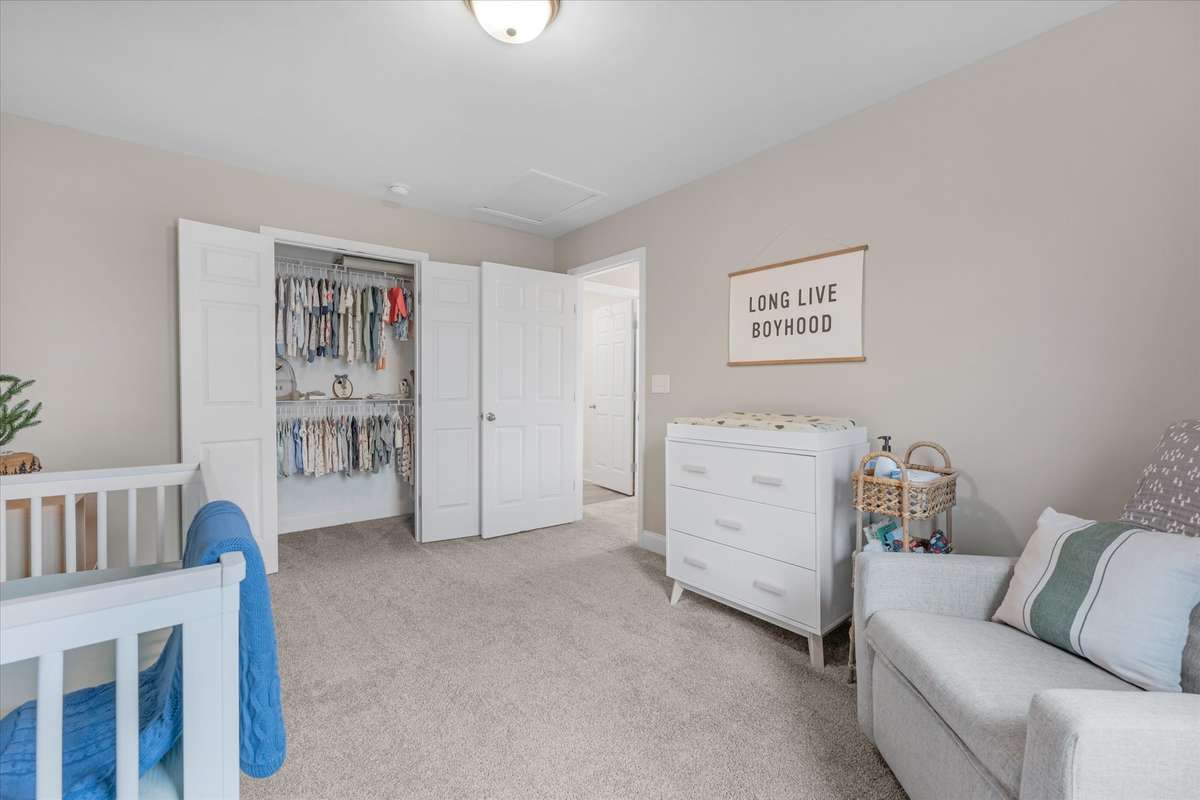 Another view of the secondary bedroom