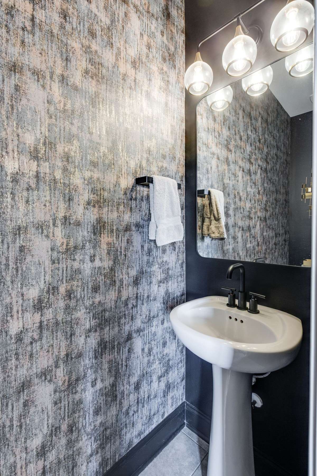 Half bathroom on 1st floor
