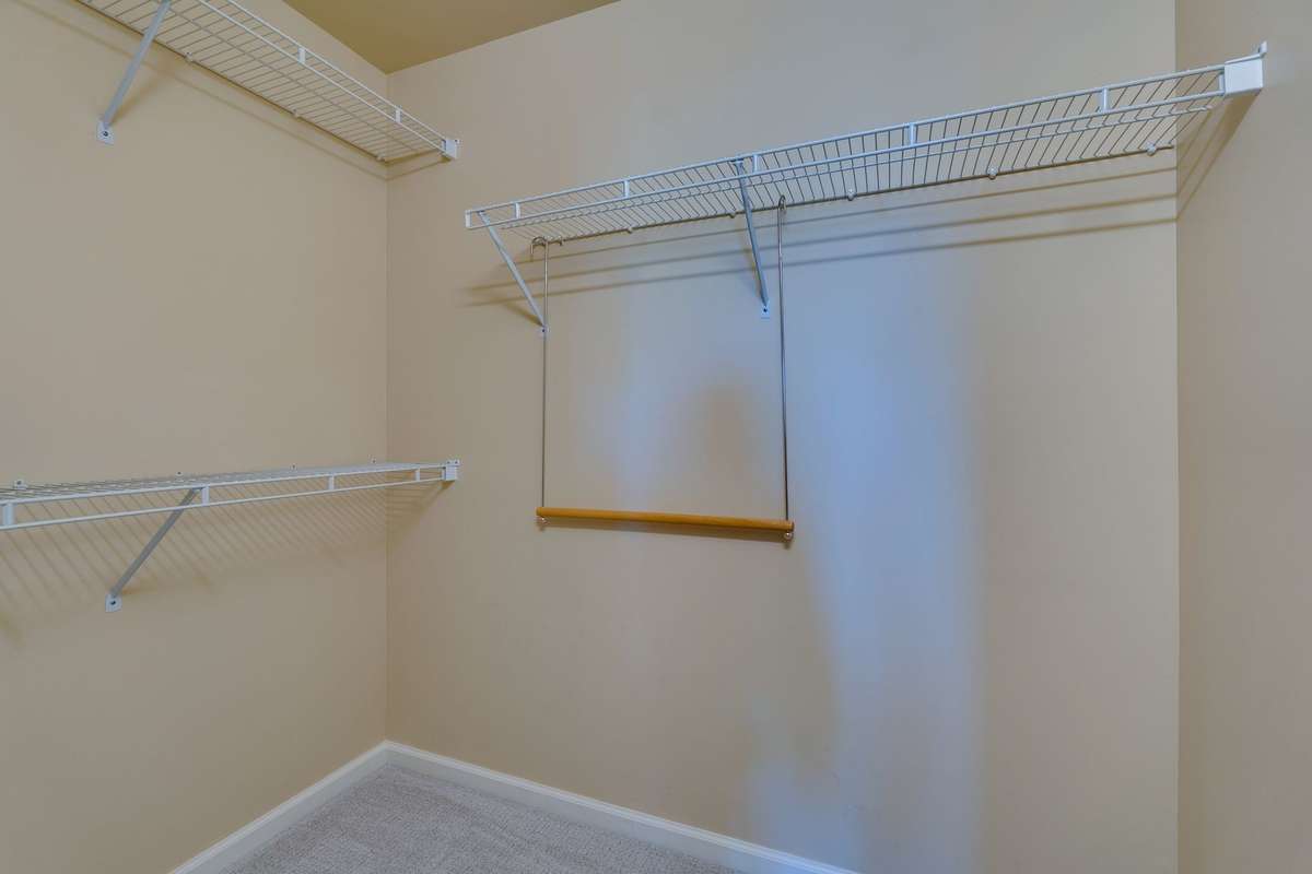 Second closet in primary suite