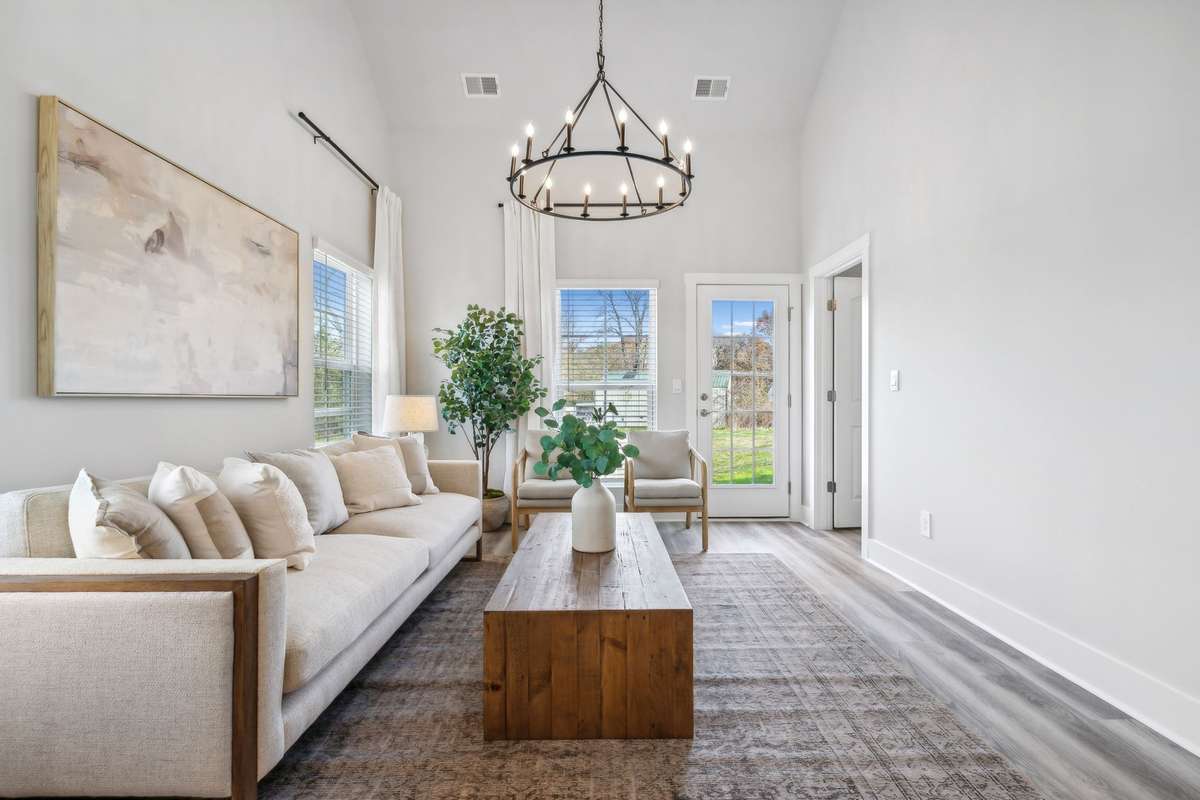 Photo of similar home in the same community - primary on the main level with one car garage. Upgrades available. Closing cost assistance available. Contact the onsite agent - model home open Wednesday-Saturday 10-5 and Sunday 1-5.