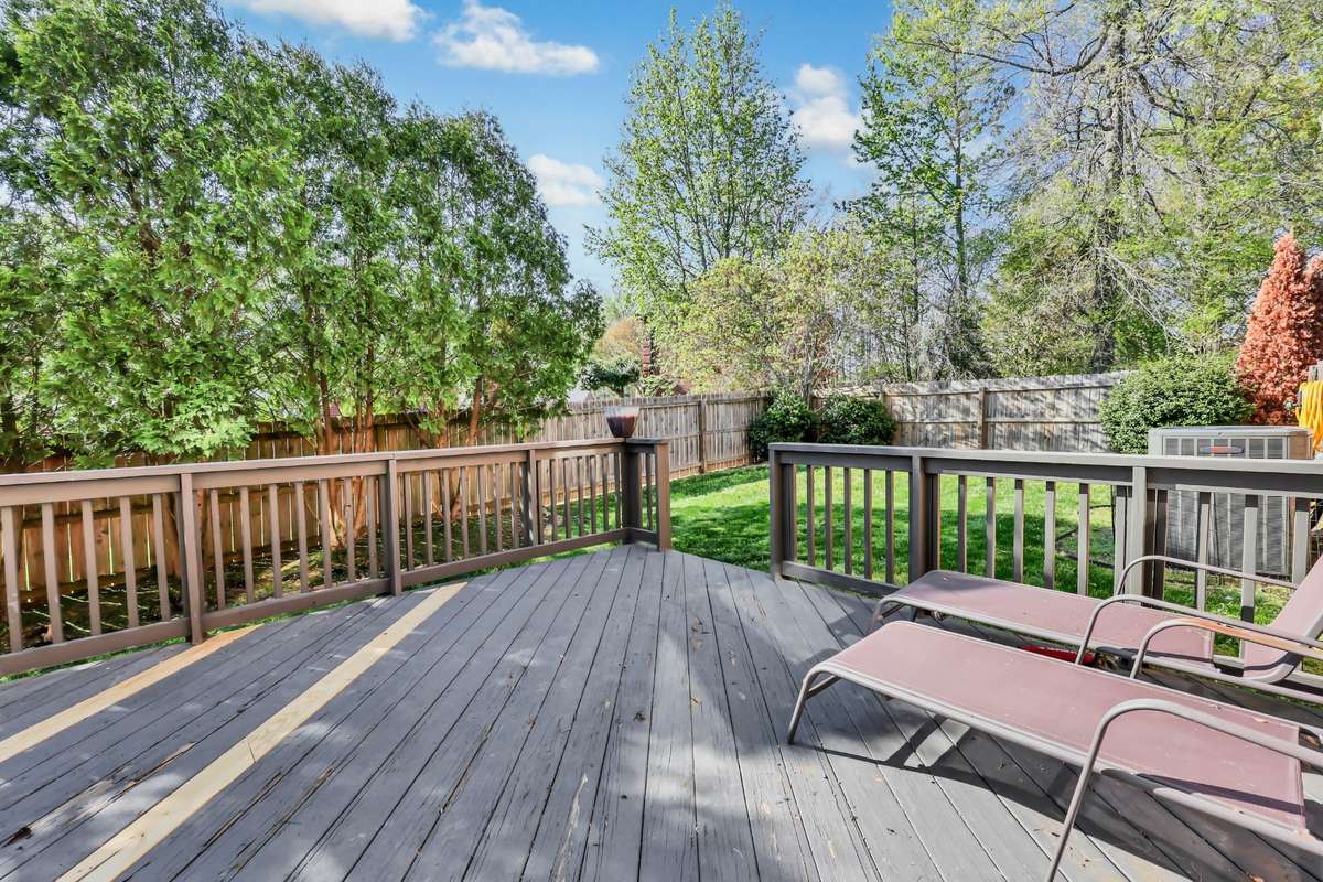A deck with a view!