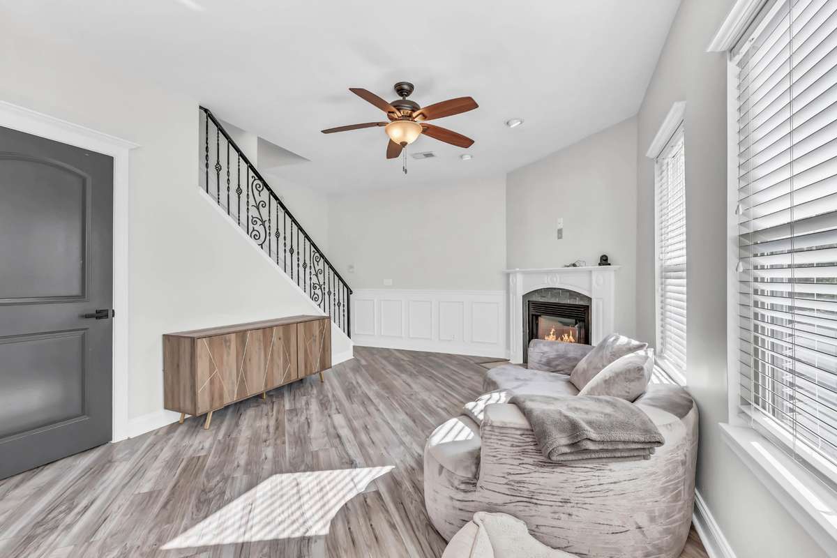 One of two living spaces on the main level!