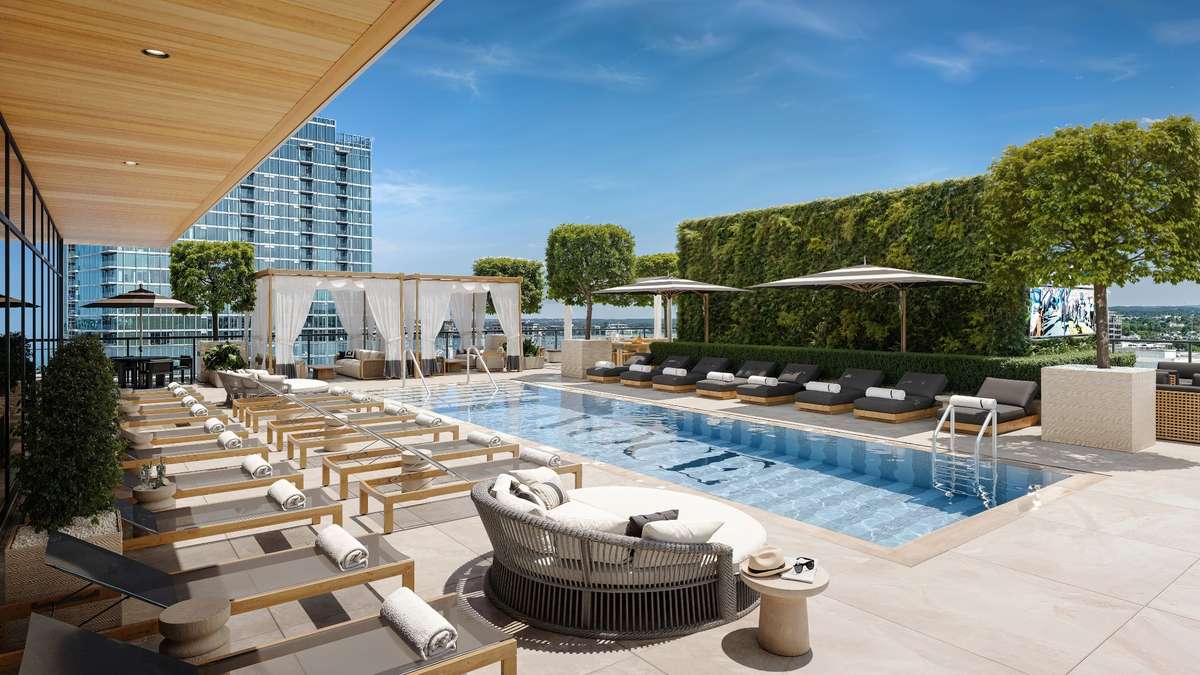 VOCE residences offer spacious studio, one, two, three-bedroom, & penthouse floor plans. Pricing subject to change without notice. Actual finishes, materials, dimensions, and features depicted in this rendering are subject to change without notice.