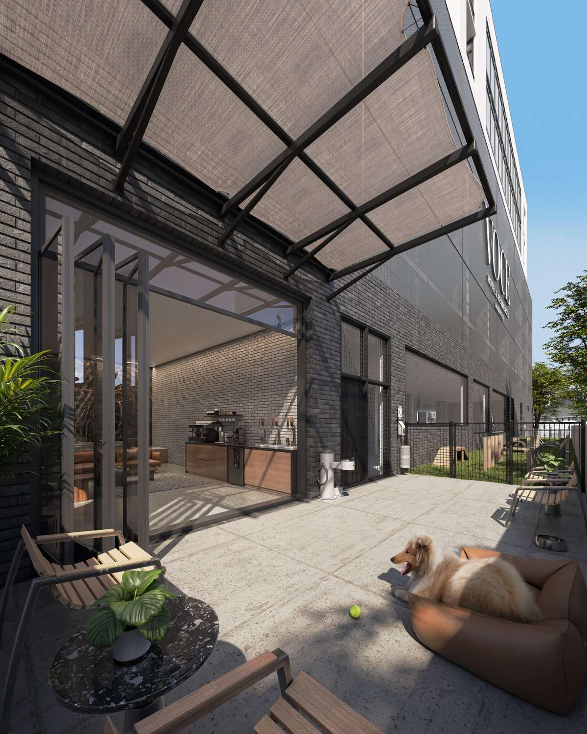 VOCE residences offer spacious studio, one, two, three-bedroom, & penthouse floor plans. Pricing subject to change without notice. Actual finishes, materials, dimensions, and features depicted in this rendering are subject to change without notice.
