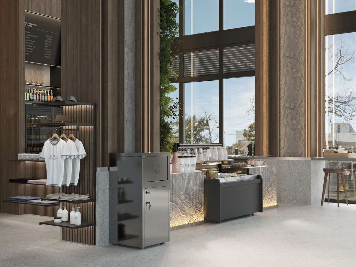 VOCE residences offer spacious studio, one, two, three-bedroom, & penthouse floor plans. Pricing subject to change without notice. Actual finishes, materials, dimensions, and features depicted in this rendering are subject to change without notice.