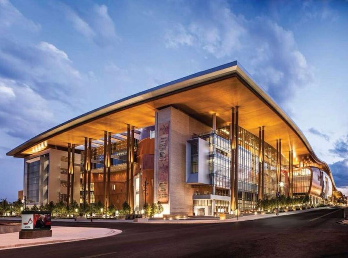 The Nashville Convention Center is a multifaceted venue that hosts a variety of events, from large conventions to trade shows, and offers state-of-the-art facilities.