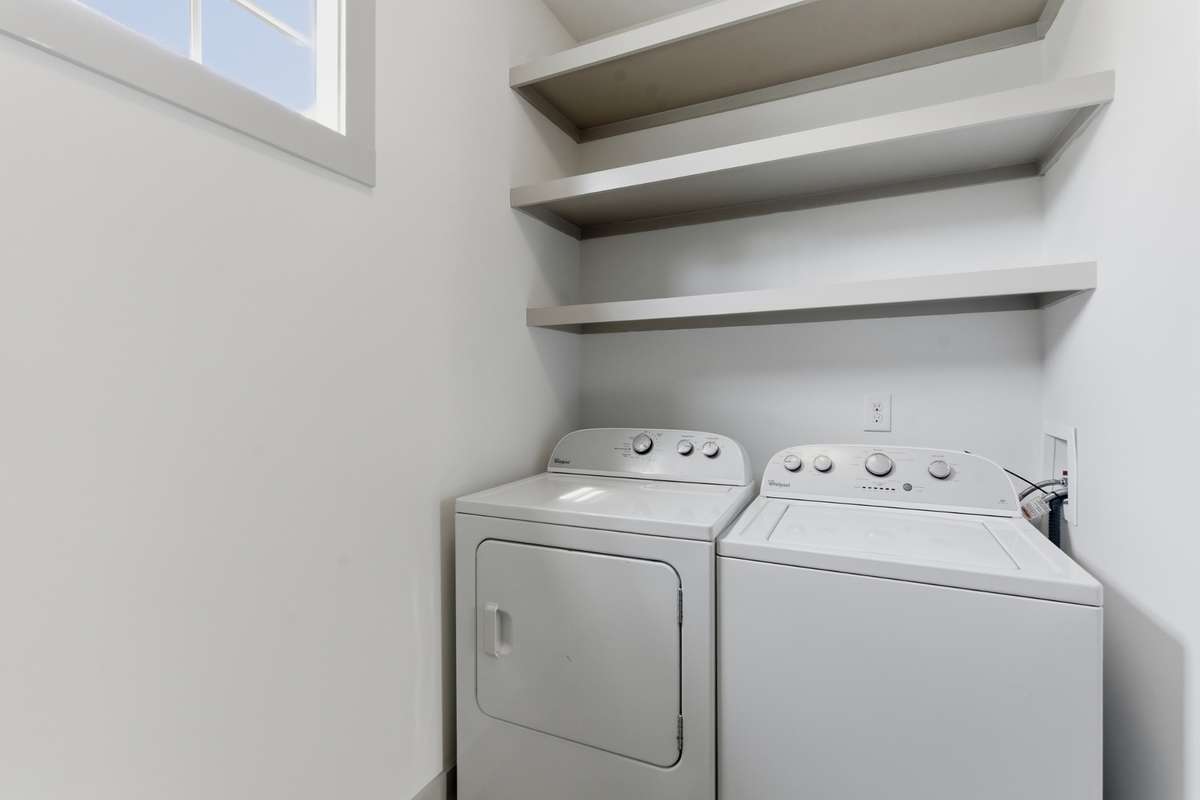 Includes washer and dryer