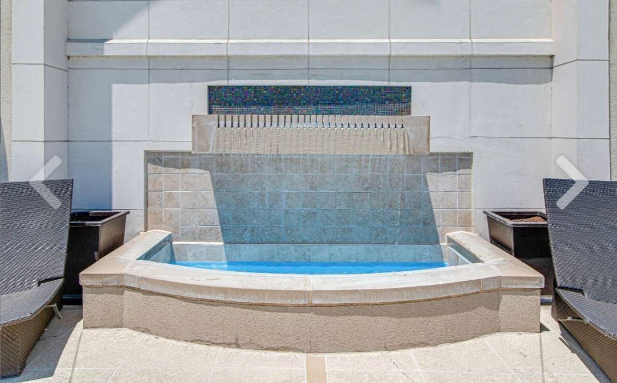 The Rooftop fountain just adds to the relaxation!