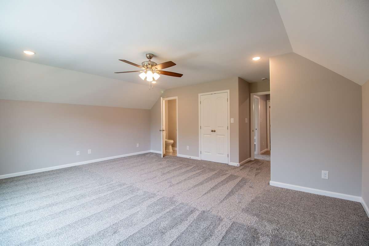 Another View of the Bonus Room/ 5th Bedroom with a Half Bath and a Closet!!