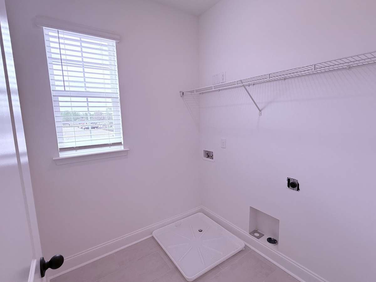 ***Picture taken on 4/1/26 to show the current status of construction***

The Laundry Room is also located on the 2nd floor and includes tile flooring.