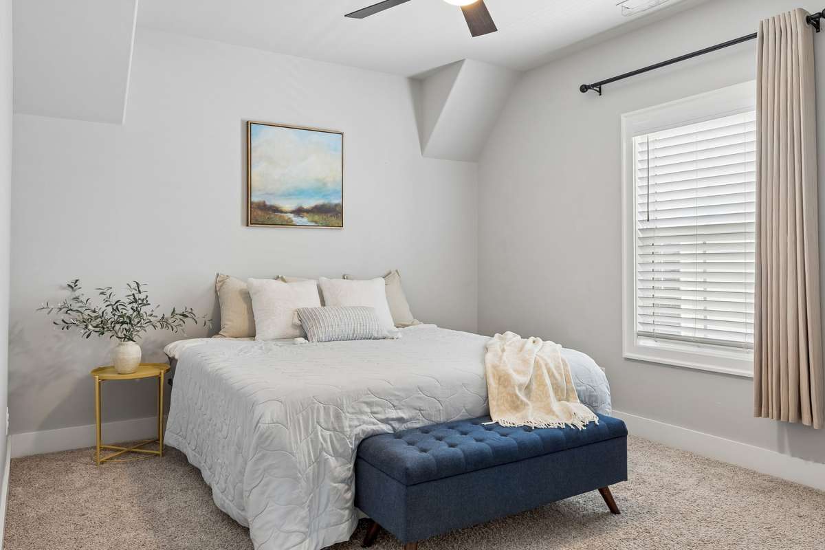 Spacious upstairs bedroom