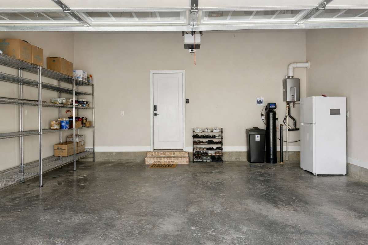 Whole house water softener, tankless water heater and Tesla EV charger are just a few of the upgrades in this home
