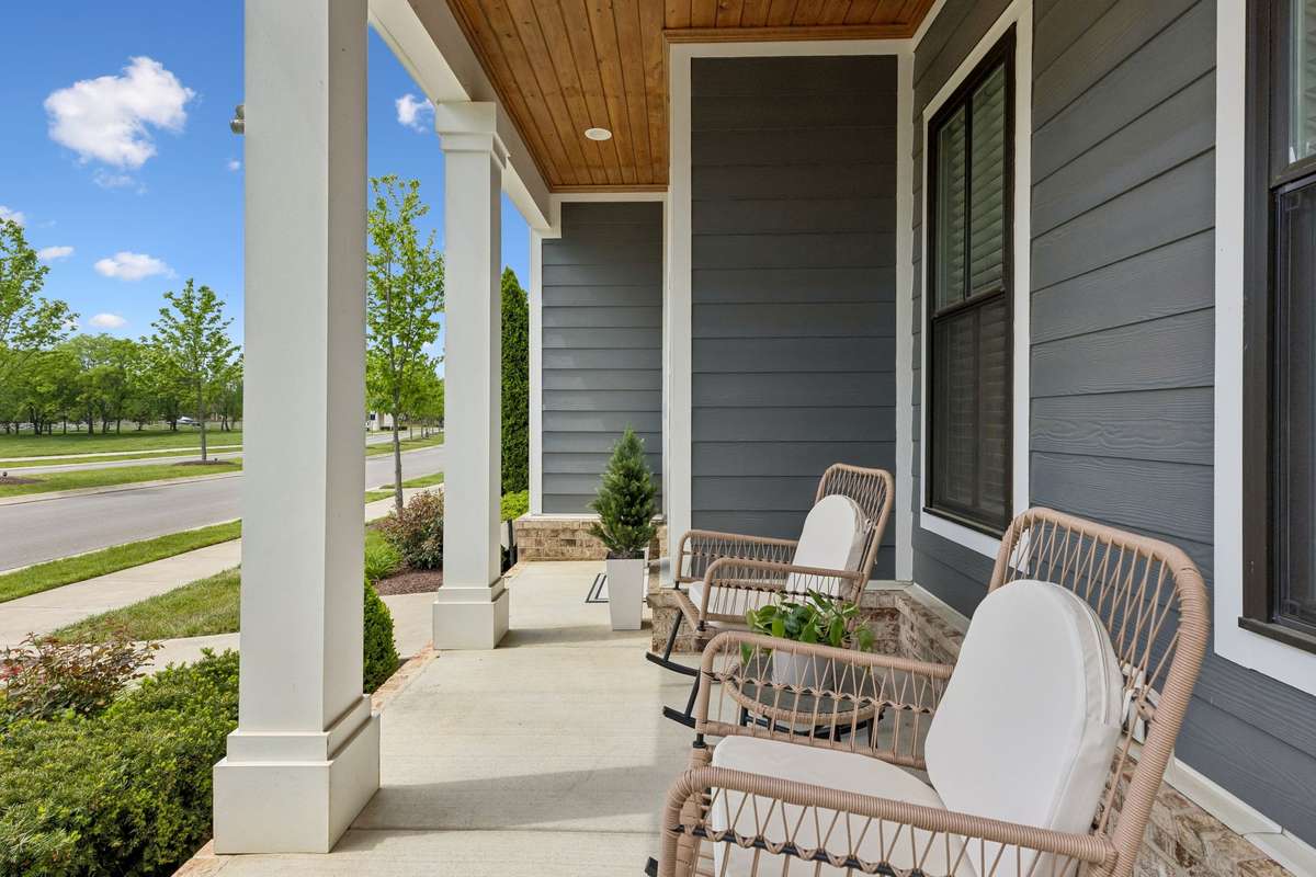 Relax on your front porch with one of the best views in the neighborhood