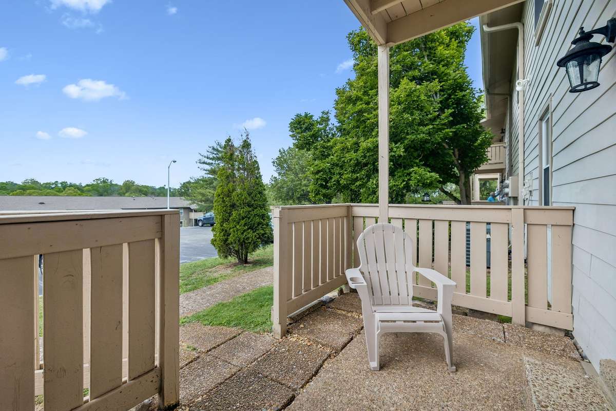 Enjoy the beautiful hillside views from your own covered patio!