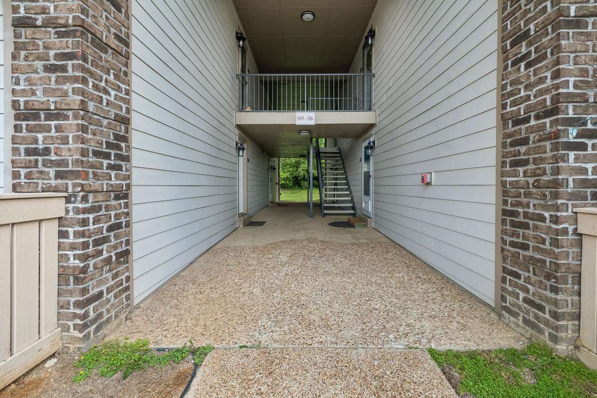 Private ground-level access to your condo flat.