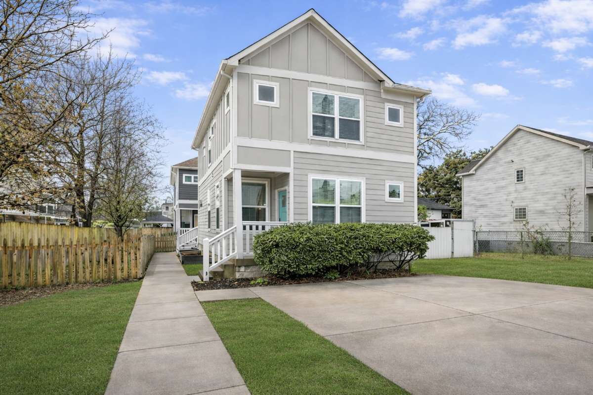 Virtually enhanced grass and mulch due to season