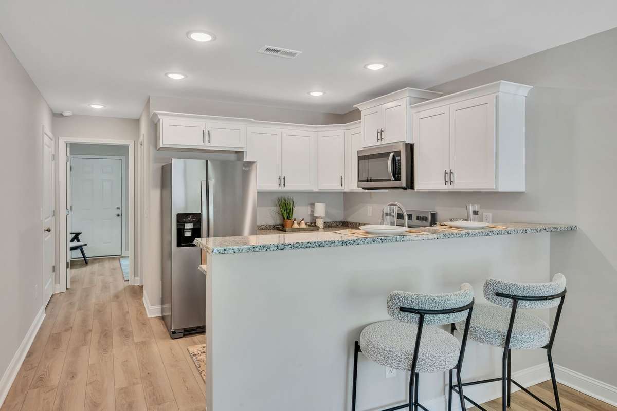 LUXE Stainless Steel Appliance Package including Refrigerator