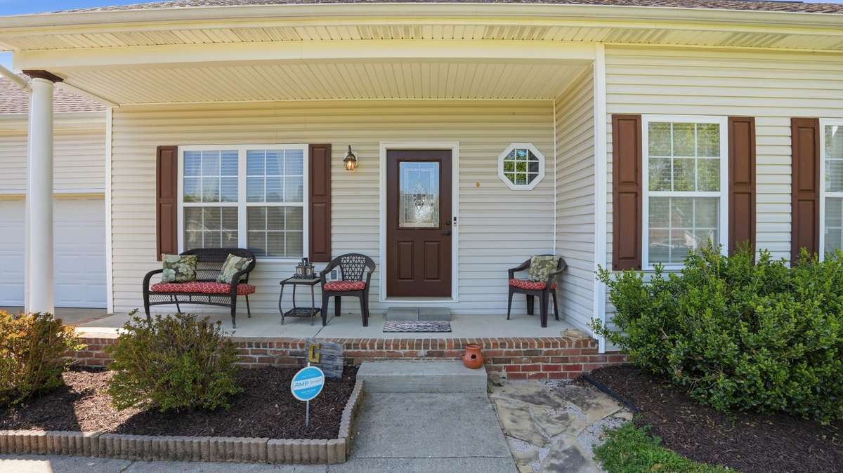 Covered front porch